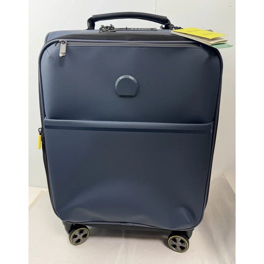 Delsey Paris Turenne Soft Expandable Carry On Spinner Suitcase Luggage